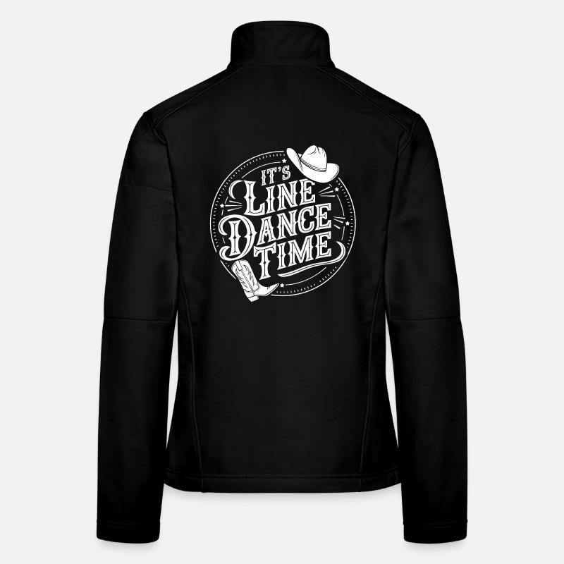 Cow-boy du temps de danse solitaire Veste en tissu softshell Femme