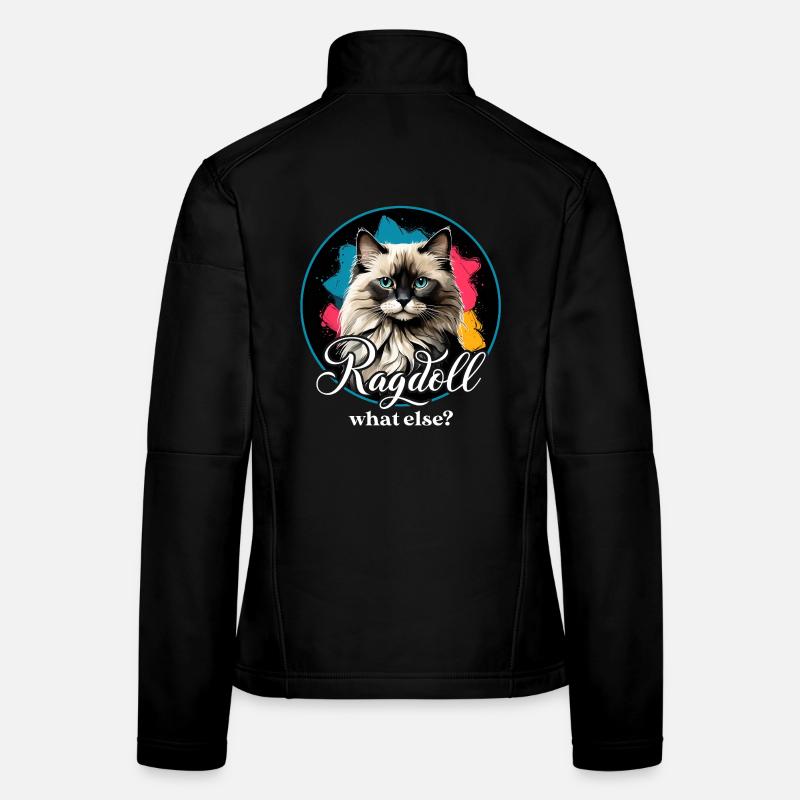Chat Ragdoll Veste en tissu softshell Femme