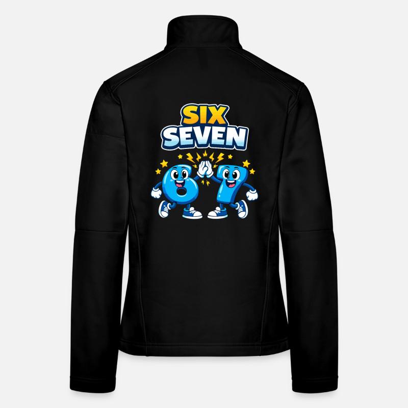 Numéro 67 Six Seven - 6 7 Memes Veste en tissu softshell Femme