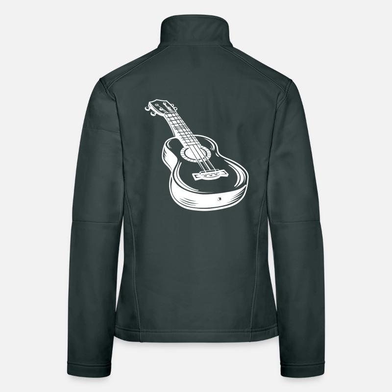 Ukulele Sketch Women's Softshell Jacket