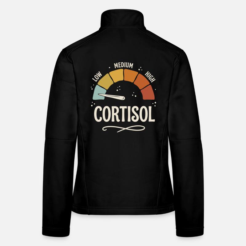 Low cortisol meme Women's Softshell Jacket