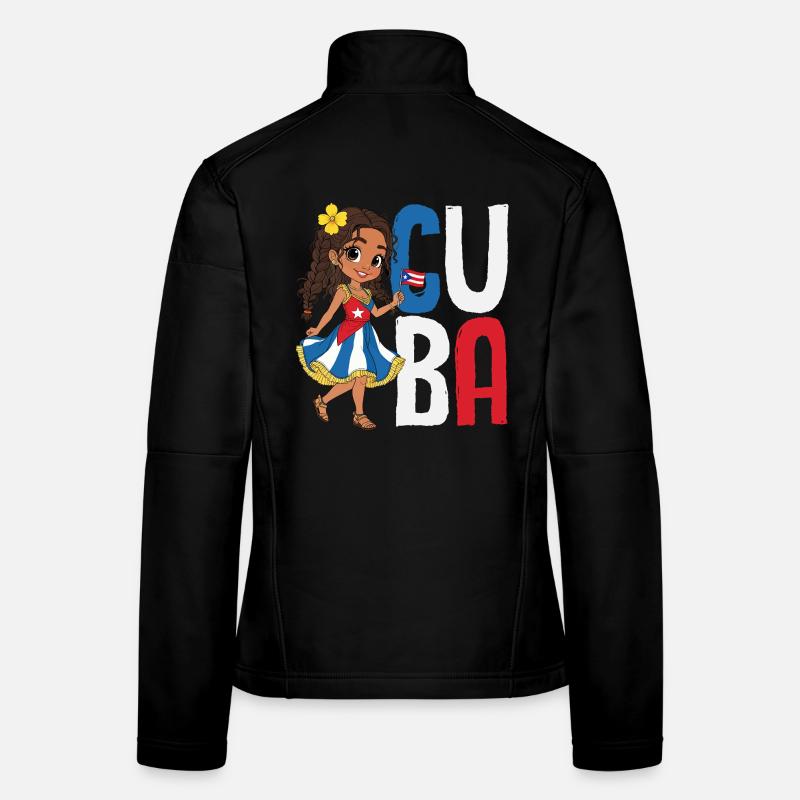 Cuba Pride & Home - Cuba Flag Design Women's Softshell Jacket