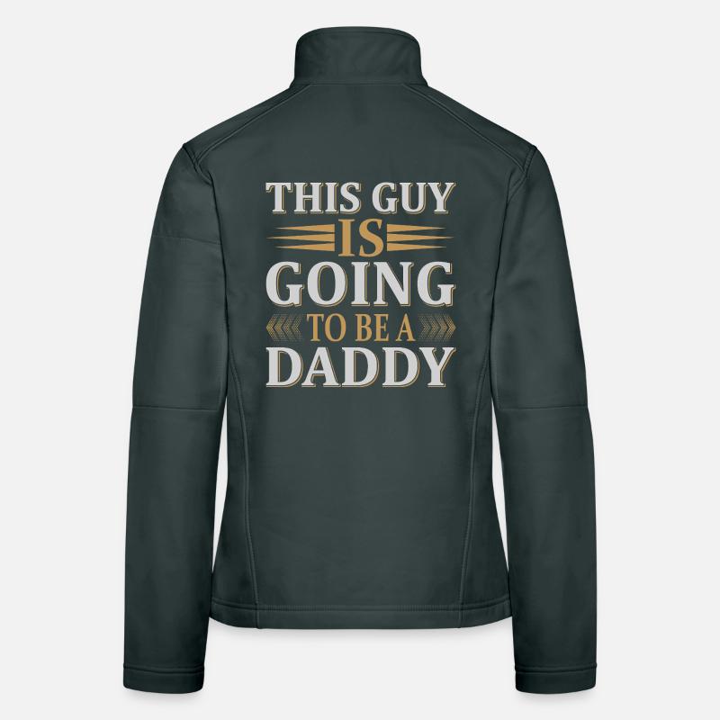 Future Daddy Announcement Women's Softshell Jacket
