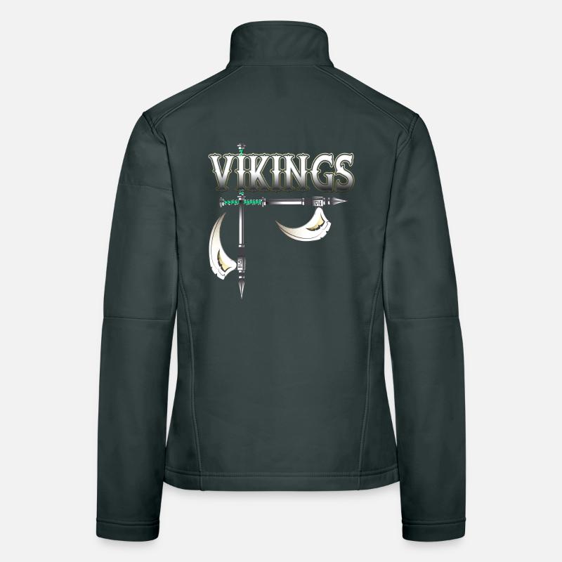 Wikinger Krieger Frauen Softshelljacke