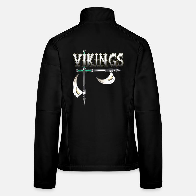 Wikinger Krieger Frauen Softshelljacke