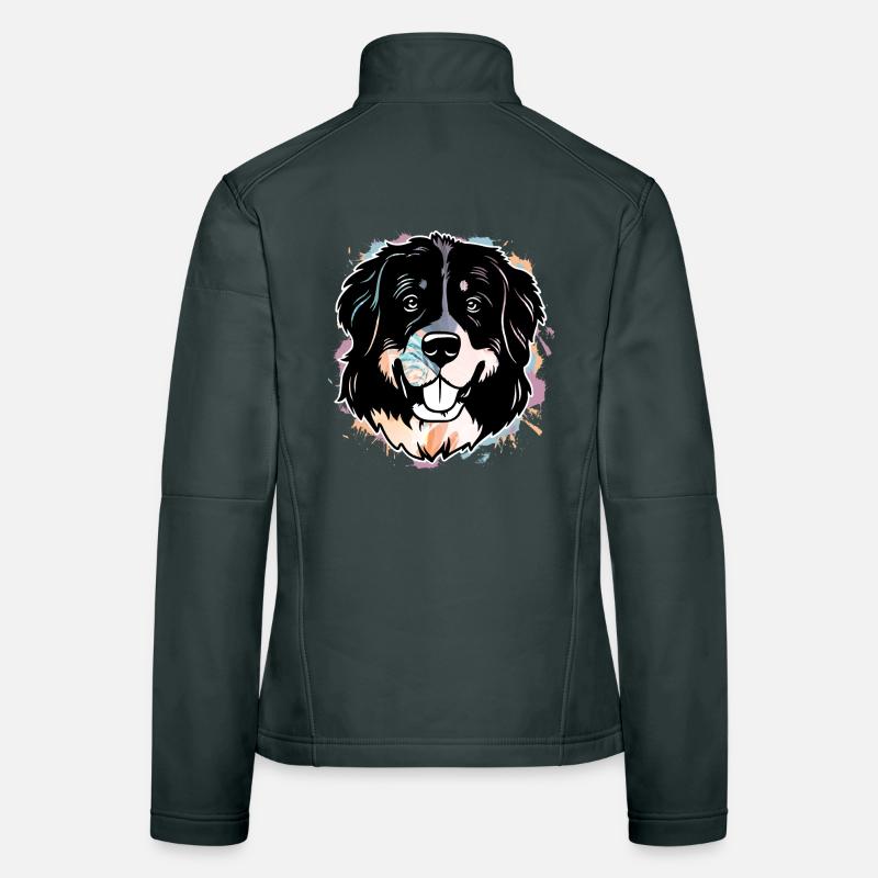 Berner Sennenhund Frauen Softshelljacke