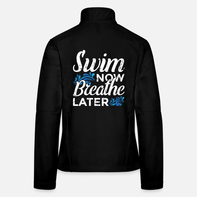 Drôle de sort de natation Veste en tissu softshell Femme
