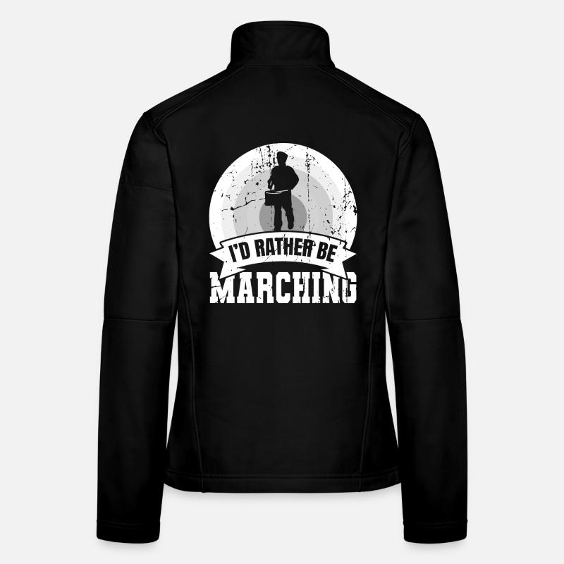 Funny drummer saying Women's Softshell Jacket
