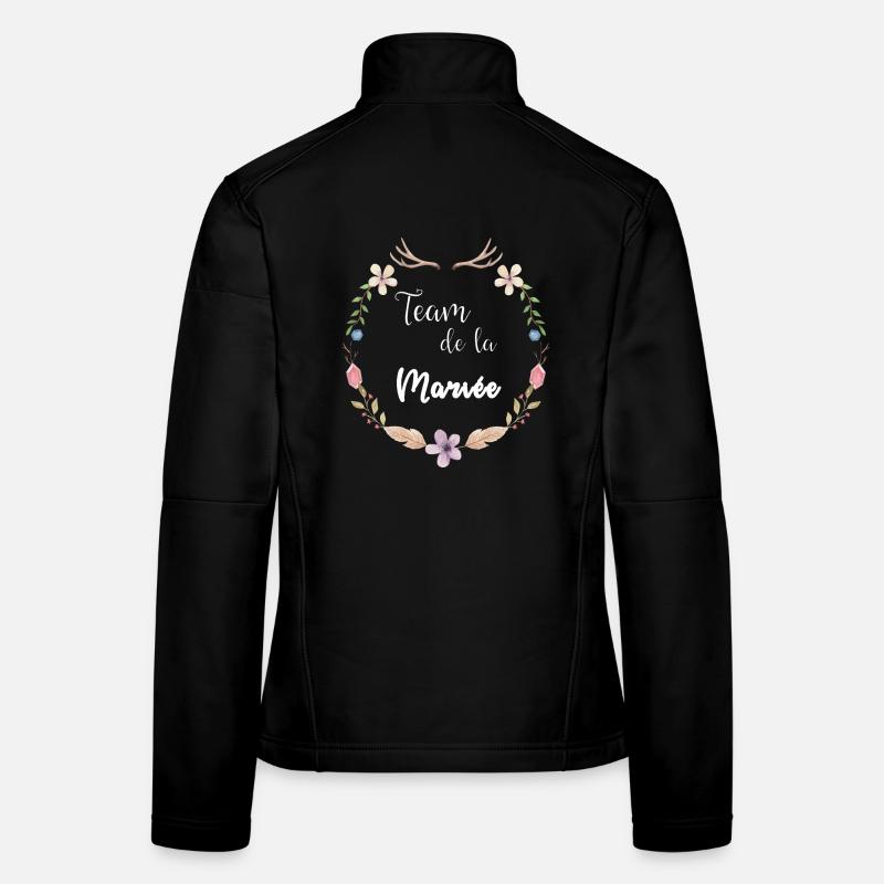 Bohemian Wedding Kollektion - Team de la Bride Frauen Softshelljacke