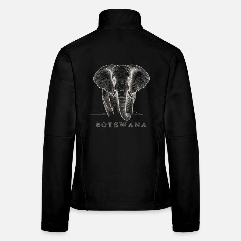 Botswana-Macht Frauen Softshelljacke