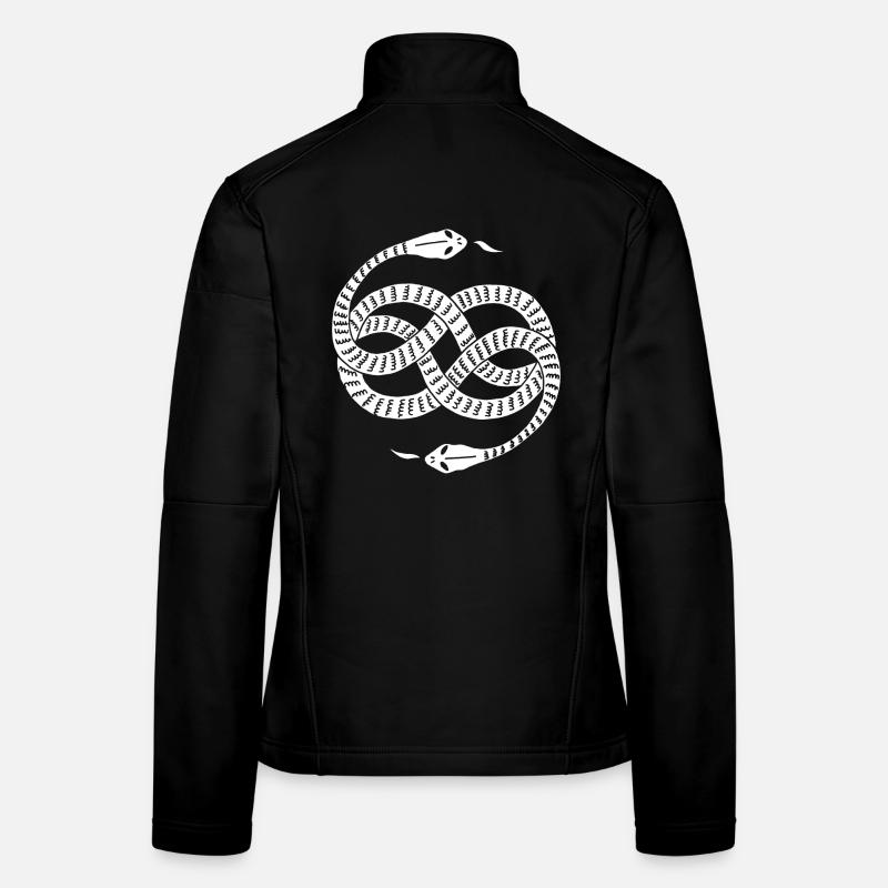 Infinite White Snakes Women's Softshell Jacket