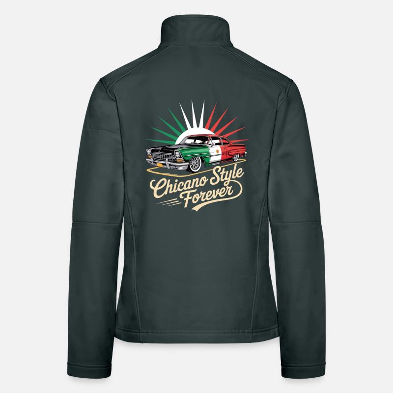 Chicano Forever Mexiko Pride Frauen Softshelljacke