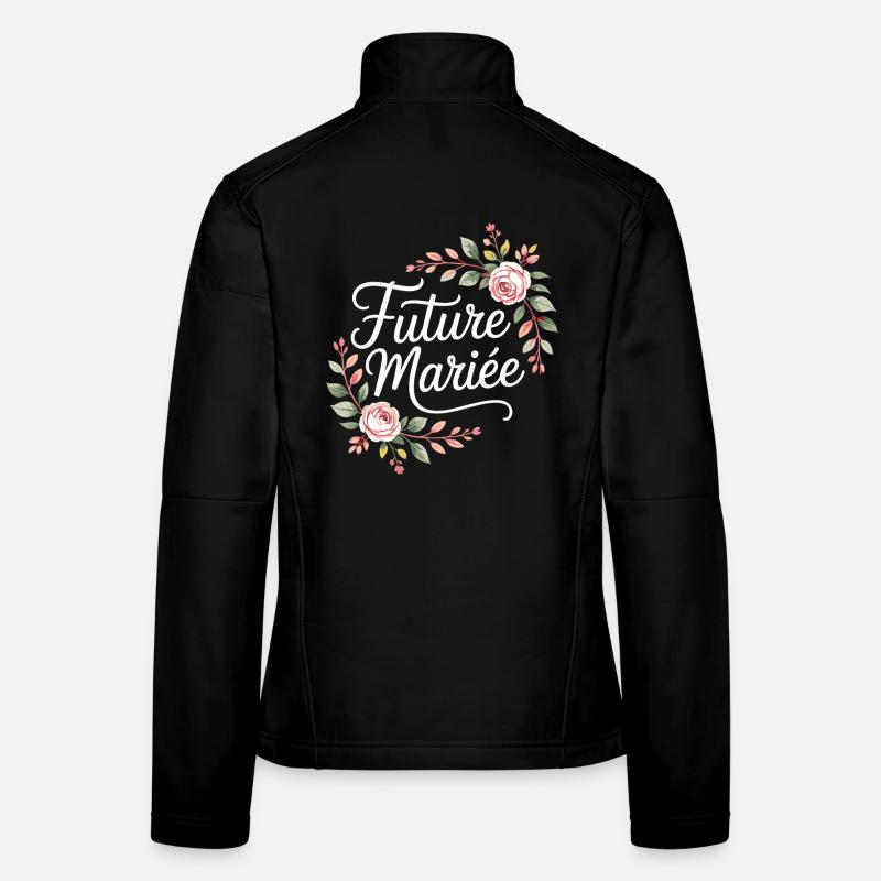 Wedding Team Bachelorette Party Bride Women's Softshell Jacket