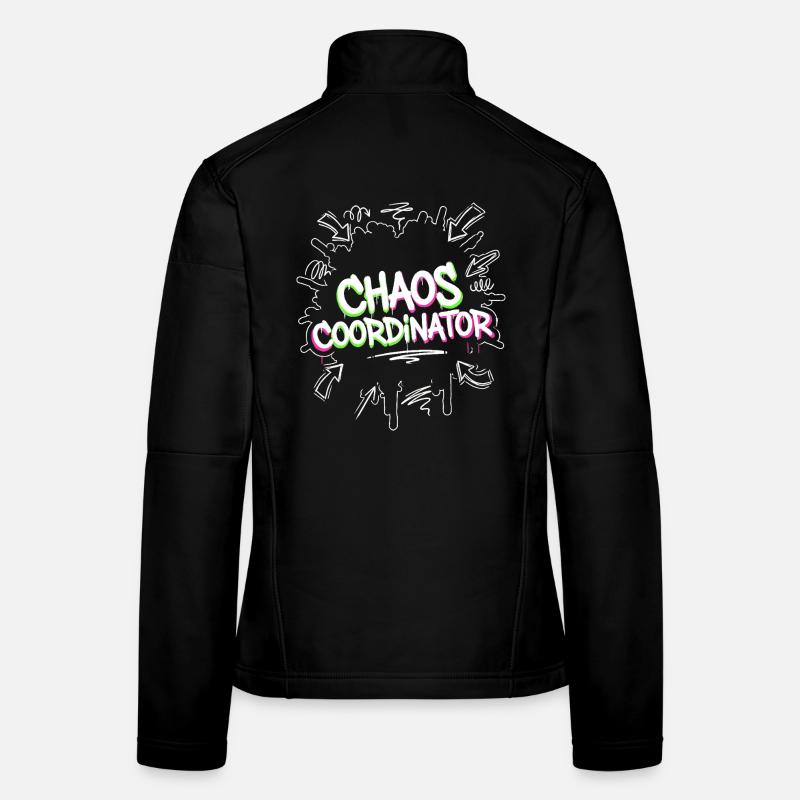 Coordinateur du Chaos Veste en tissu softshell Femme