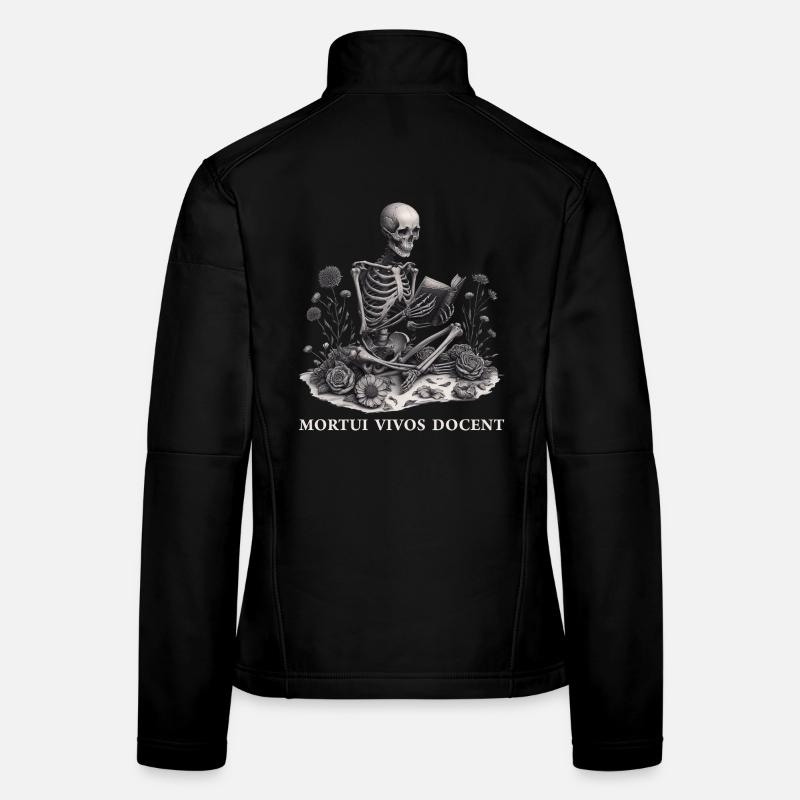 Rechtsmedizin Spruch Pathologe Mortui Vivos Docent - Frauen Softshelljacke - Schwarz