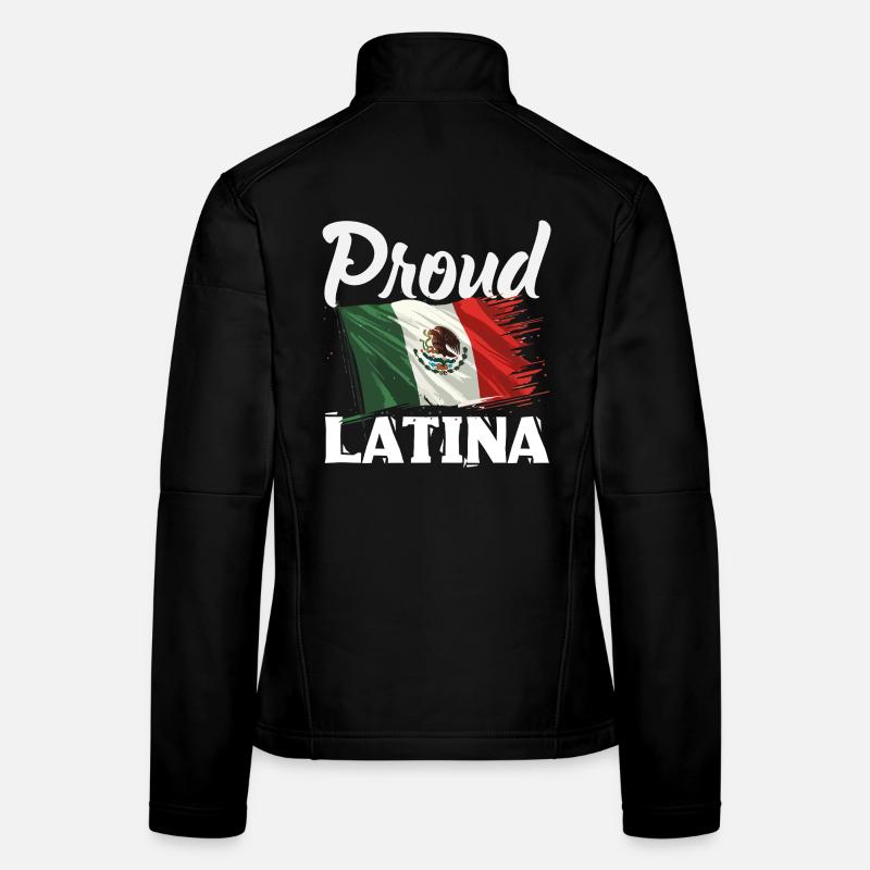 Mexico Pride & Home Mexican Mexico Flag Women's Softshell Jacket