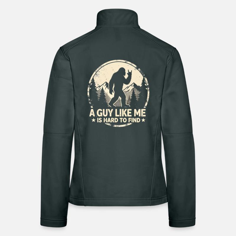 Bigfoot Design – A guy like me is unique Women's Softshell Jacket