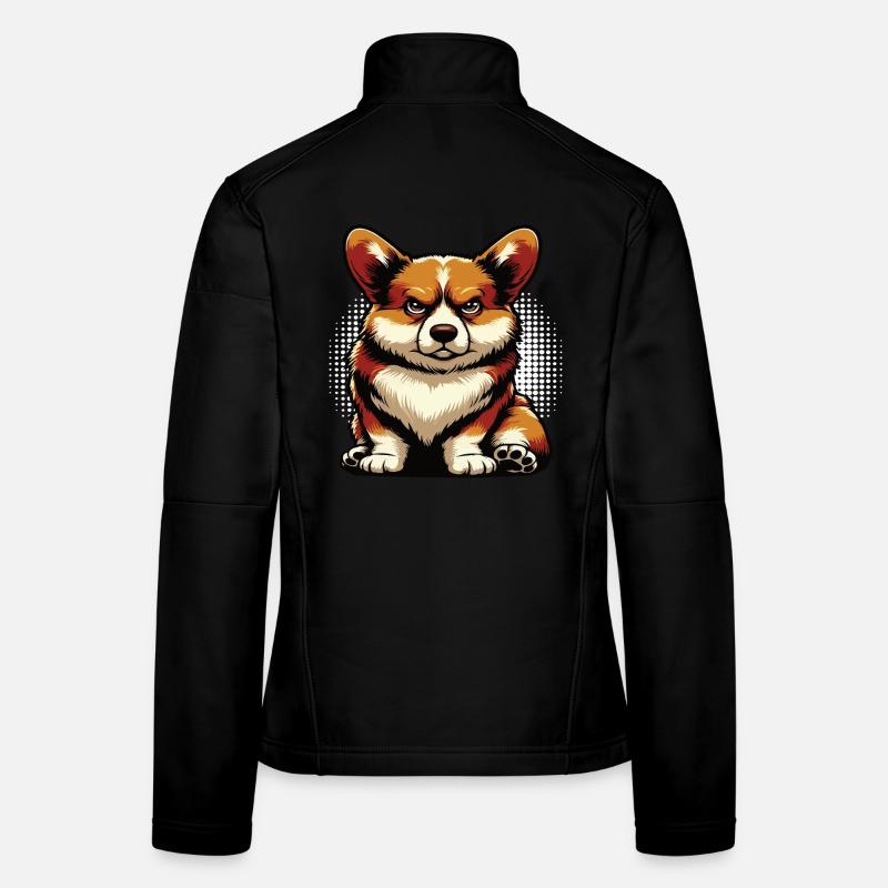 Corgi Corgis Welsh Corgi Corgibesitzer Corgis Frauen Softshelljacke