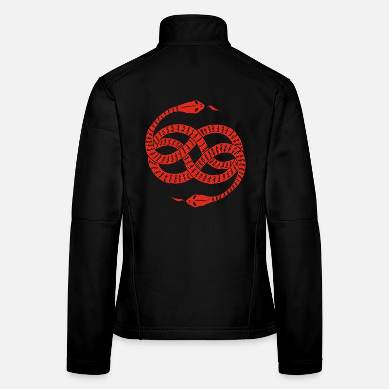 Infinite Red Snakes Women's Softshell Jacket
