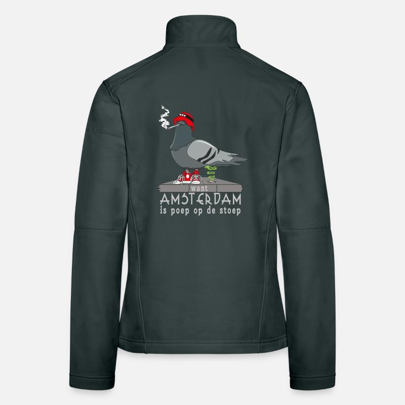 Amsterdam ist vor der Haustür Frauen Softshelljacke