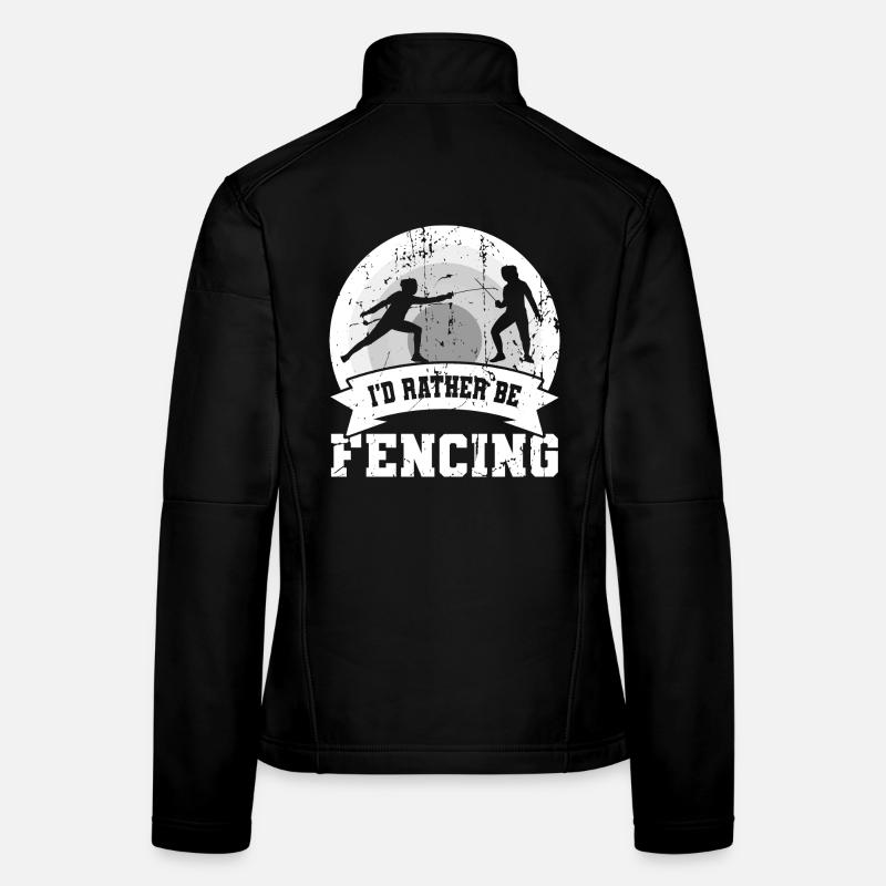 I'd rather fence Women's Softshell Jacket