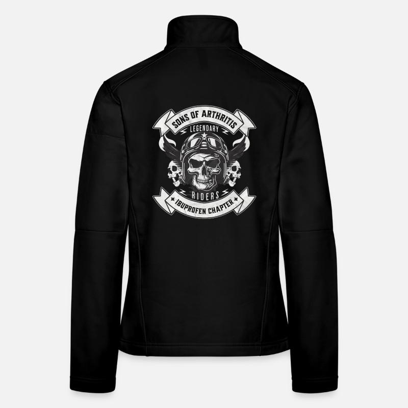 Sons of Arthritis Ibuprofen Chapter Biker - Women's Softshell Jacket - black