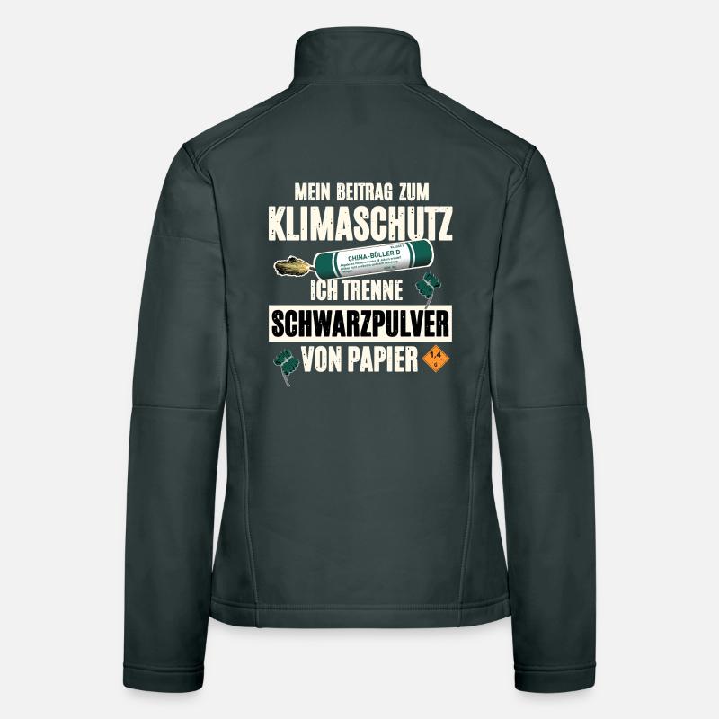 Pyrotechnicien Pyro Veste en tissu softshell Femme