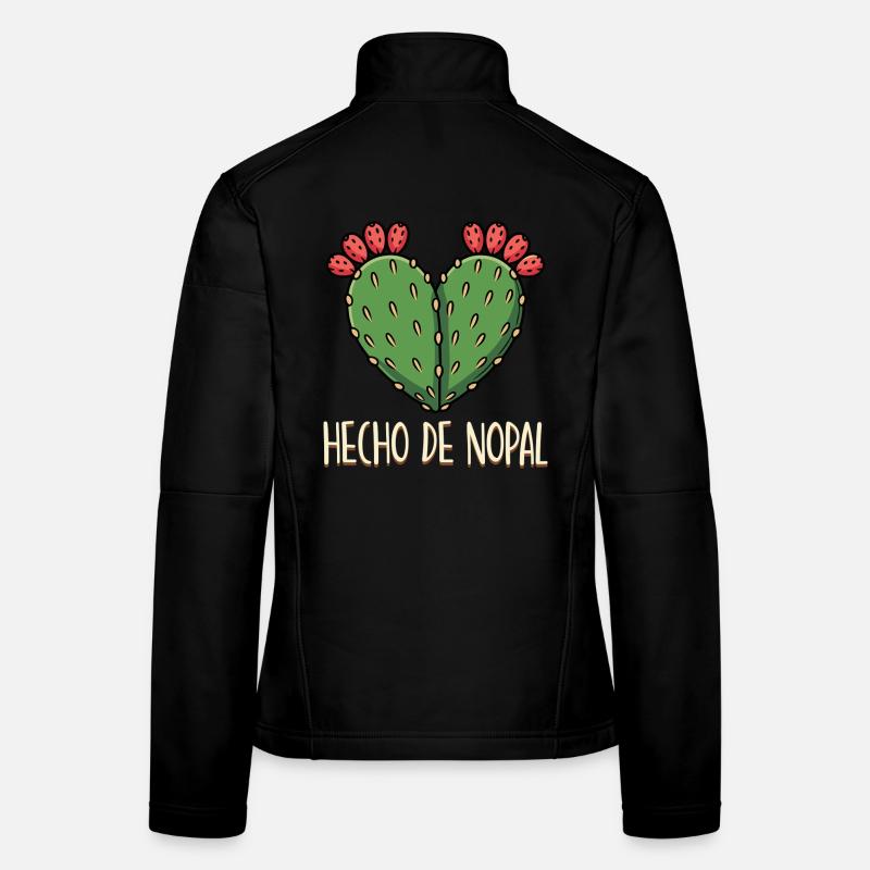 Hecho De Nopal Mexikanische Liebe Mexiko Pride Frauen Softshelljacke