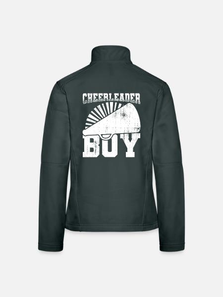Cheerleader Boy - Women's Softshell Jacket - mouse grey - Back