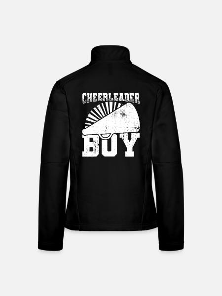 Cheerleader Boy - Women's Softshell Jacket - black - Back