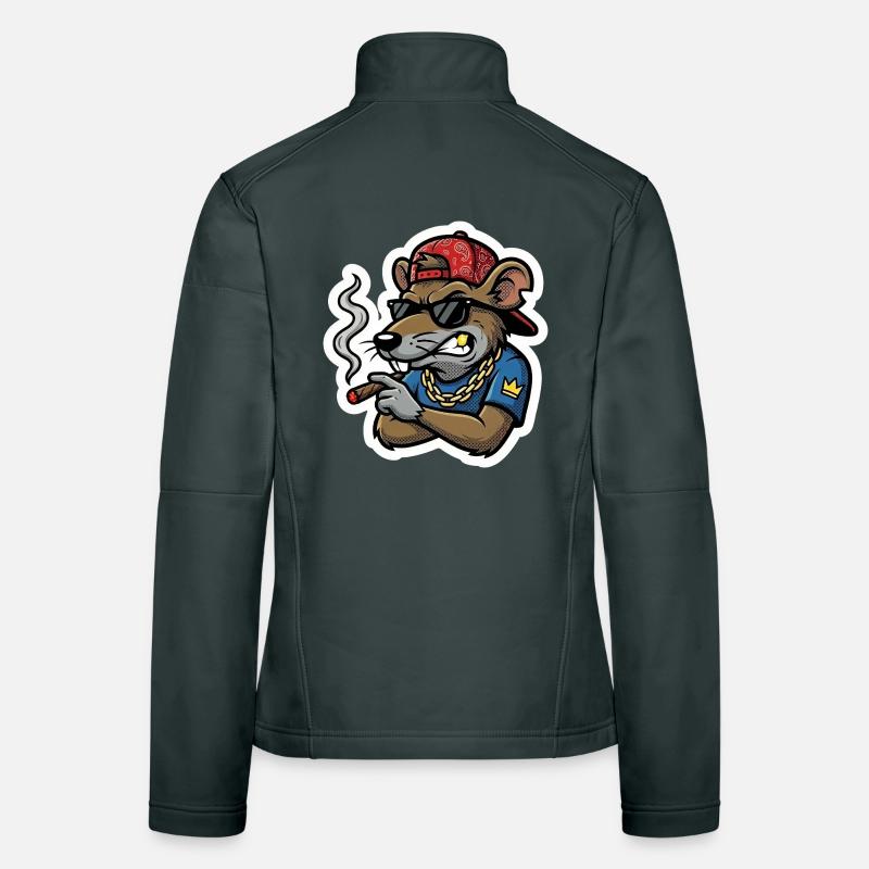 Rattenboss Zigarre Frauen Softshelljacke