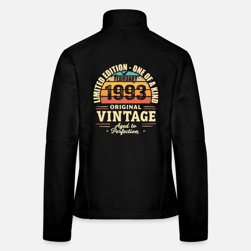 Februar 1993 Geburtstagsgeschenk Februar 1993 Frauen Softshelljacke