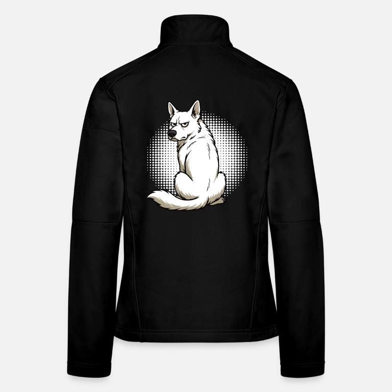 White Shepherd Shepherd Shepherd Dogs Women's Softshell Jacket