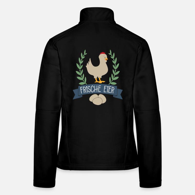 Frische Eier Frauen Softshelljacke