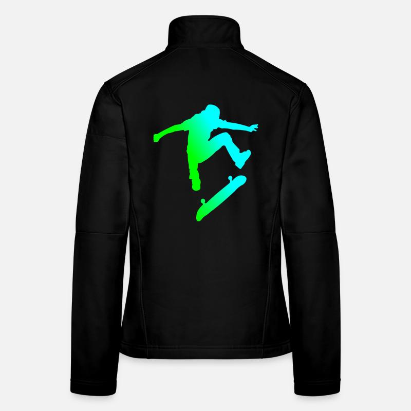 patineur Veste en tissu softshell Femme