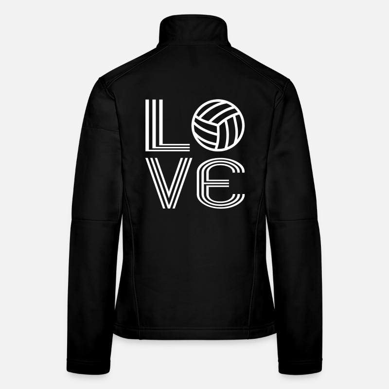 Volleyball-Volleyball Frauen Softshelljacke