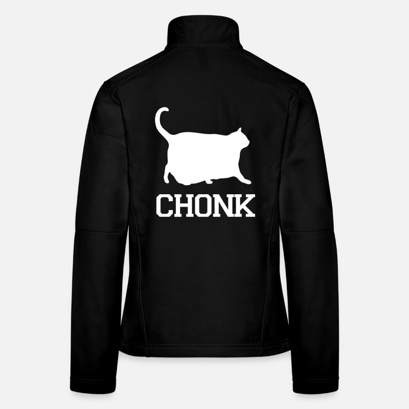 Katzen-Chonk Frauen Softshelljacke