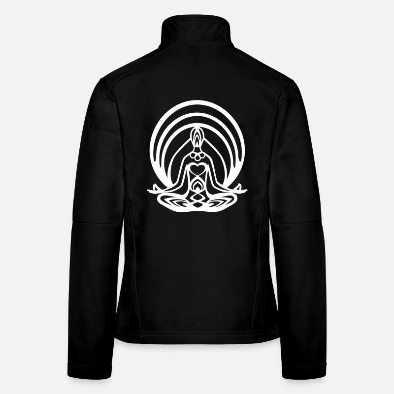 Meditation Lotus Chakra Women's Softshell Jacket