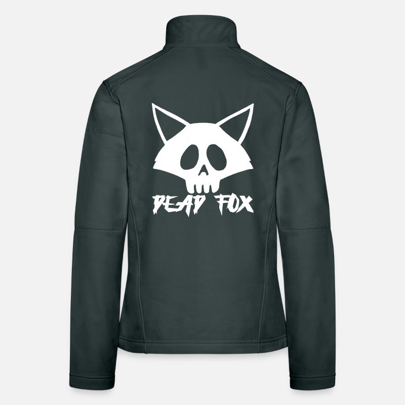 White Fox Skull Women's Softshell Jacket