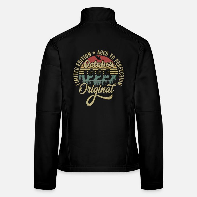 october 1995 anniversary october 1995 october Women's Softshell Jacket
