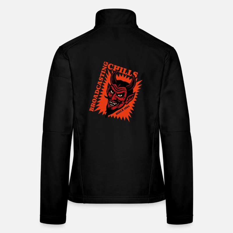 Diffusion de frissons - Diable - Teufel Veste en tissu softshell Femme