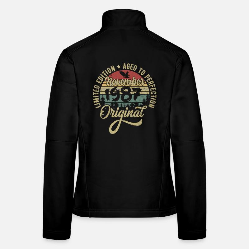 November 1987 Anniversary Gift November 1987 Women's Softshell Jacket