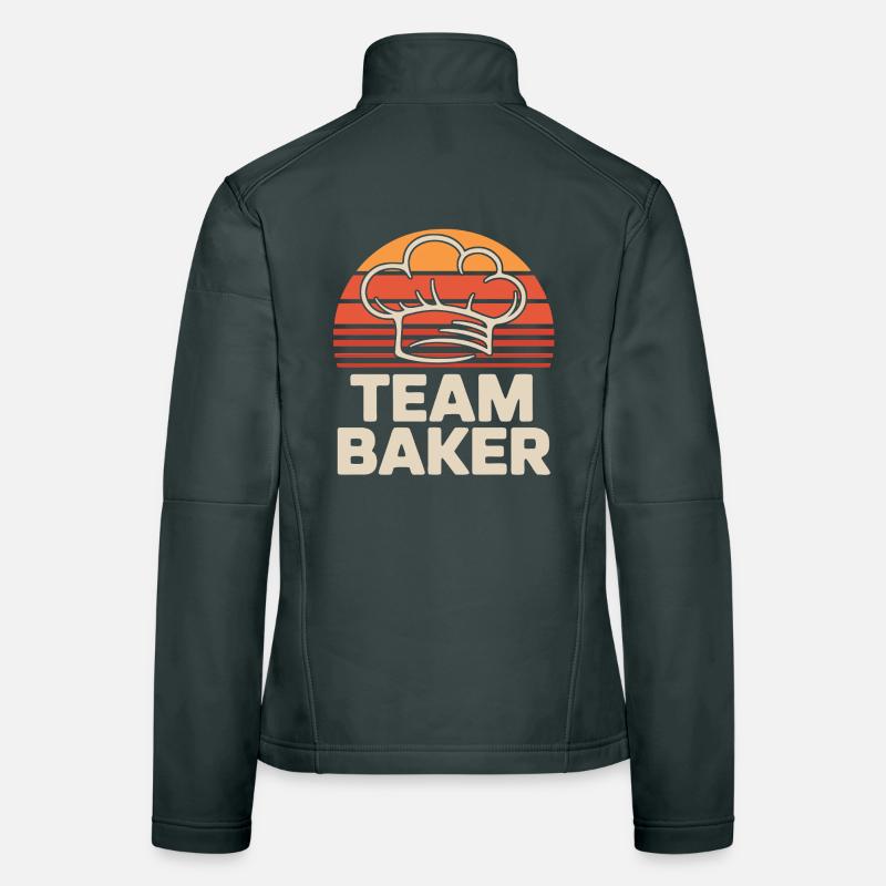 Team Baker Retro Frauen Softshelljacke