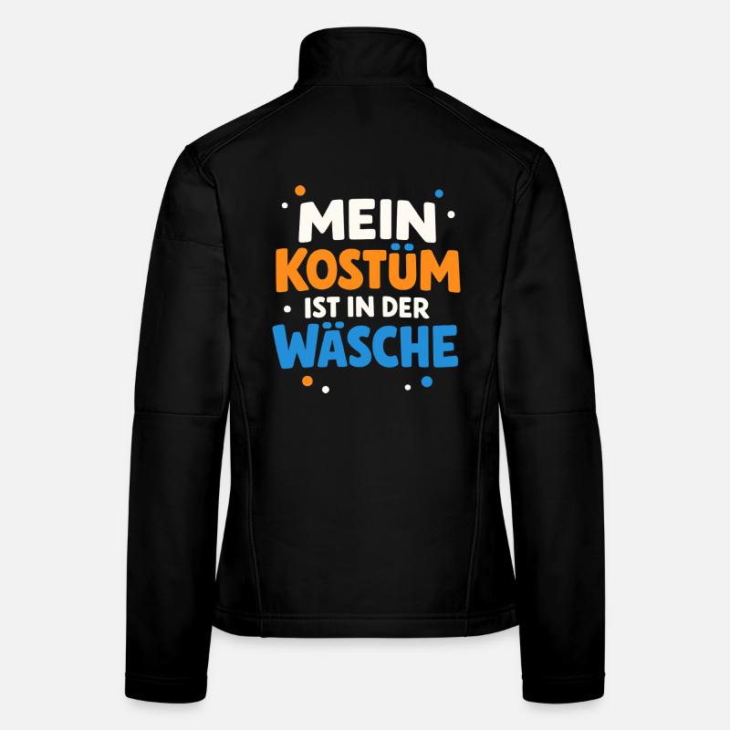 Mon costume est dans la blanchisserie Carnaval Carnaval Veste en tissu softshell Femme