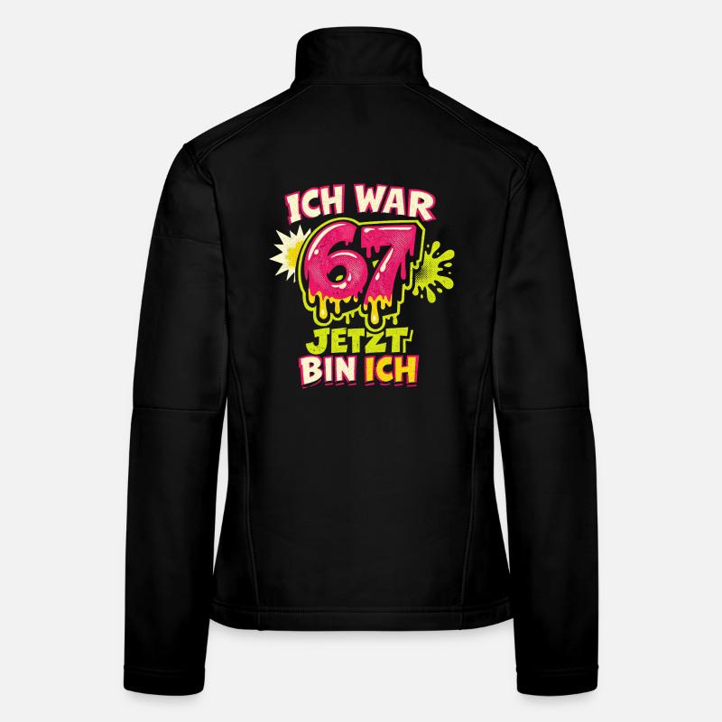 67 six sept j’avais 6 ans maintenant 7 ans Veste en tissu softshell Femme