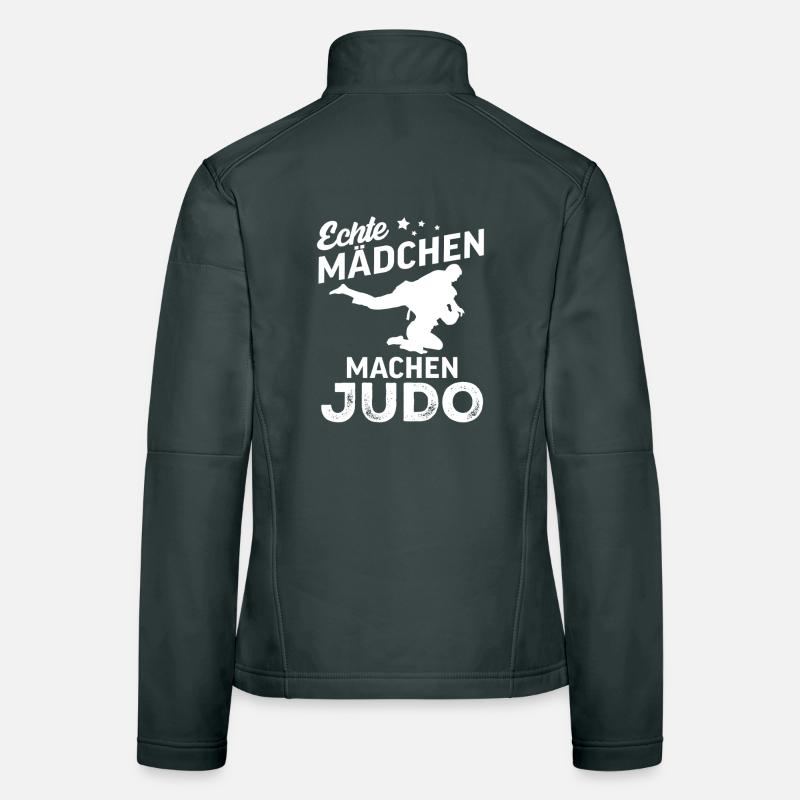 echte maedchen machen judo  Frauen Softshelljacke