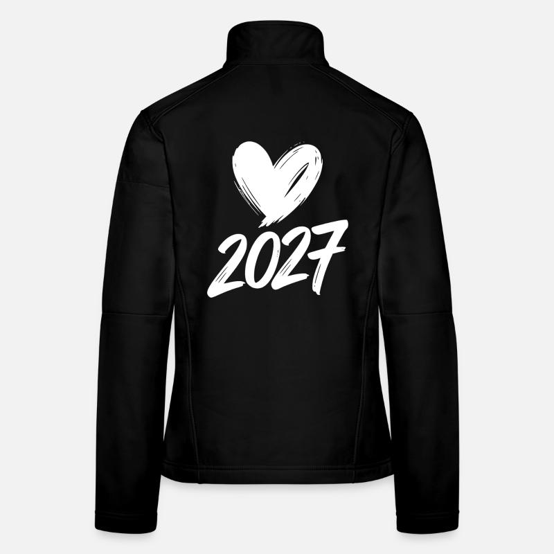 Cœur 2027 Veste en tissu softshell Femme