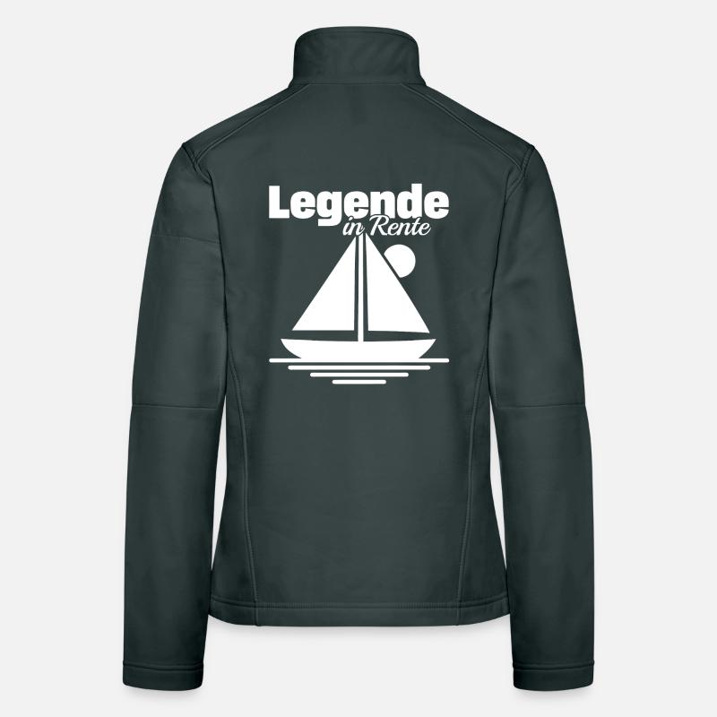 Endlich Rente Frei Frauen Softshelljacke