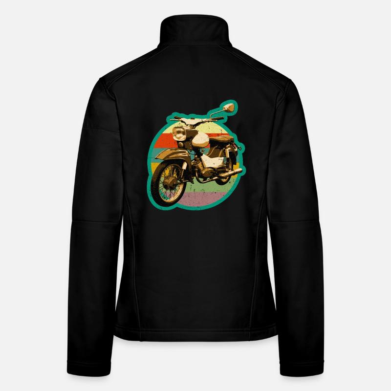 Simmi Star SR4-2 DDR pour cyclomoteur au look rétro utilisé Veste en tissu softshell Femme