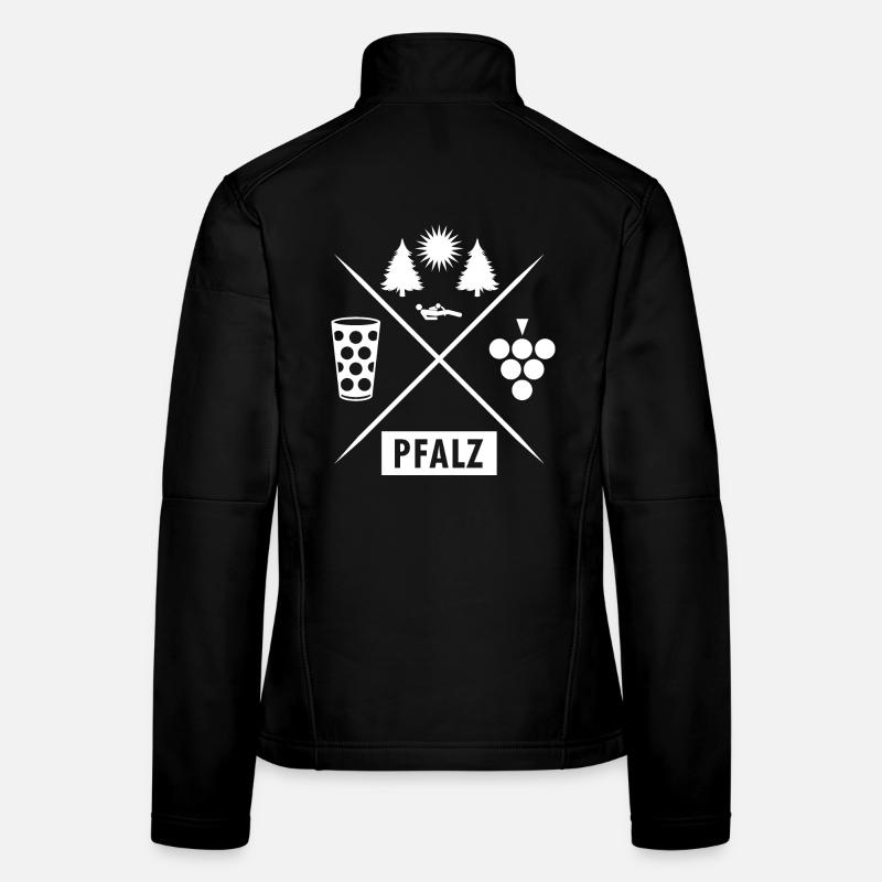 Pfälzer Mundart Frauen Softshelljacke